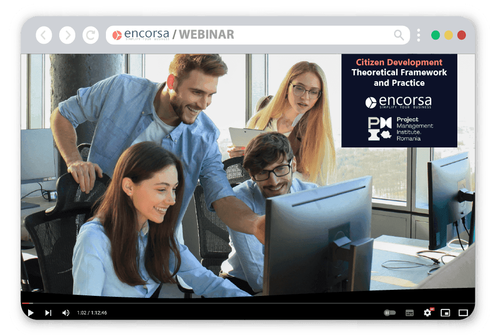 Webinar: Cetățeanul Dezvoltator Encorsa - Realizat în parteneriat cu PMI Romania - Encorsa