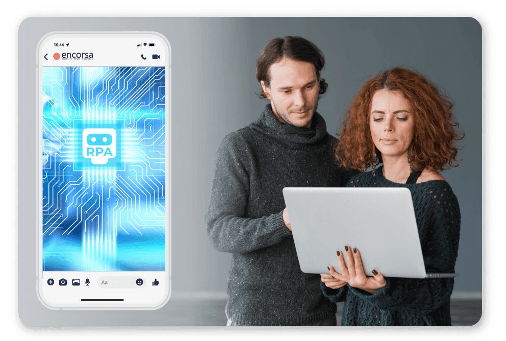 Tehnologii low-code Encorsa: roboții RPA